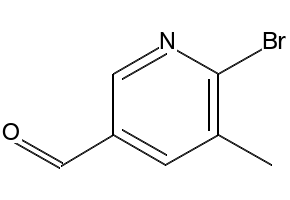 6-BROMO-5-METHYLNICOTINALDEHYDE structure, CAS 885167-81-7