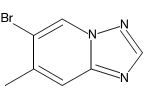 6-BROMO-7-METHYL[1,2,4]TRIAZOLO[1,5-A]PYRIDINE structure, CAS 1172534-83-6