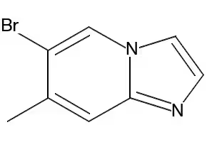 6-BROMO-7-METHYLIMIDAZO[1,2-A]PYRIDINE structure, CAS 116355-18-1