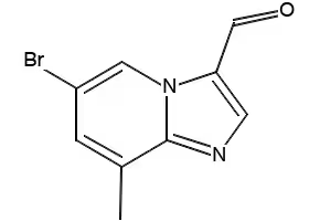 6-BROMO-7-METHYLIMIDAZO[1,2-A]PYRIDINE-3-CARBALDEHYDE structure, CAS 1072944-75-2
