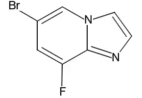 6-BROMO-8-FLUOROIMIDAZO[1,2-A]PYRIDINE structure, CAS 474709-06-3