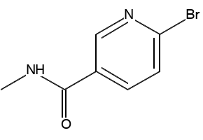 6-BROMO-N-METHYLNICOTINAMIDE structure, CAS 869640-48-2
