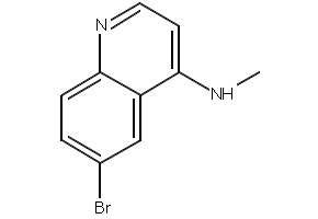 6-BROMO-N-METHYLQUINOLIN-4-AMINE structure, CAS 916812-31-2