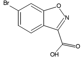 6-BROMOBENZO[D]ISOXAZOLE-3-CARBOXYLIC ACID structure, CAS 1123169-17-4