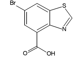 6-BROMOBENZO[D]THIAZOLE-2-CARBOXYLIC ACID structure, CAS 1187928-32-0