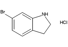 6-BROMOINDOLINE HYDROCHLORIDE structure, CAS 1187933-30-7
