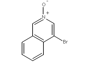 6-BROMOISOQUINOLINE 2-OXIDE structure, CAS 223671-16-7