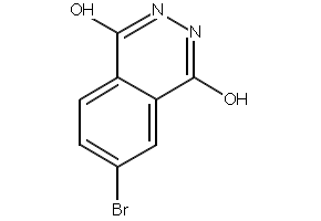 6-BROMOPHTHALAZINE-1,4-DIOL structure, CAS 76240-49-8