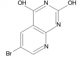 6-BROMOPYRIDO[2,3-D]PYRIMIDINE-2,4-DIAMINE structure, CAS 152941-69-0