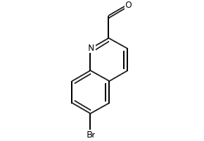 6-BROMOQUINOLINE-2-CARBALDEHYDE structure, CAS 98948-91-5
