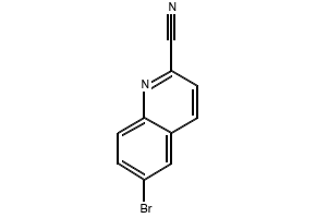 6-BROMOQUINOLINE-2-CARBONITRILE structure, CAS 65185-41-3