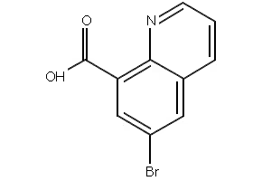 6-BROMOQUINOLINE-8-CARBOXYLIC ACID structure, CAS 64507-38-6