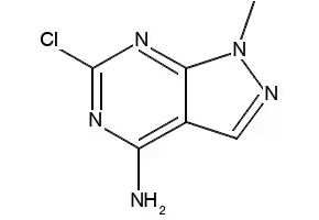 6-CHLORO-1-METHYL-1H-PYRAZOLO[3,4-D]PYRIMIDIN-4(7H)-ONE structure, CAS 5334-35-0