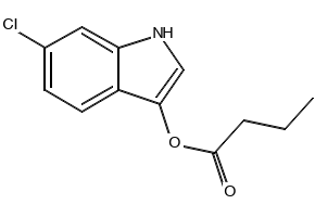 6-CHLORO-1H-INDOL-3-YL BUTYRATE structure, CAS 159954-34-4