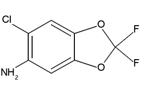 6-CHLORO-2,2-DIFLUOROBENZO[D][1,3]DIOXOL-5-AMINE structure, CAS 73051-44-2