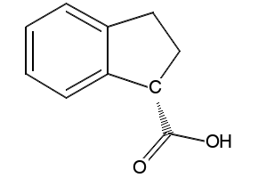6-CHLORO-2,3-DIHYDRO-1H-INDENE-1-CARBOXYLIC ACID structure, CAS 52651-15-7