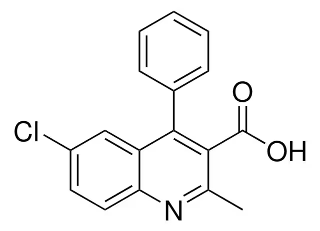 6-CHLORO-2-(3-HYDROXYPHENYL)QUINOLINE-4-CARBOXYLIC ACID structure, CAS 724749-33-1