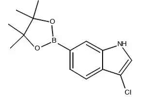 6-CHLORO-2-(4,4,5,5-TETRAMETHYL-1,3,2-DIOXABOROLAN-2-YL)-1H-INDOLE structure, CAS 912331-84-1