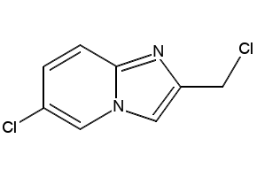 6-CHLORO-2-(CHLOROMETHYL)IMIDAZO[1,2-A]PYRIDINE structure, CAS 182181-25-5