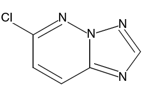 6-CHLORO-2-(TRIFLUOROMETHYL)-[1,2,4]TRIAZOLO[1,5-B]PYRIDAZINE structure, CAS 882856-60-2
