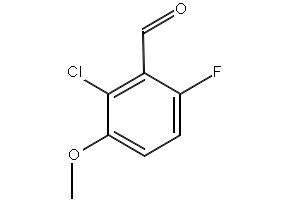 6-CHLORO-2-FLUORO-3-METHOXYBENZALDEHYDE structure, CAS 112641-64-2