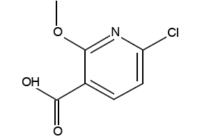 6-CHLORO-2-METHOXYNICOTINIC ACID structure, CAS 65515-33-5