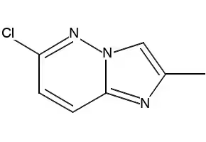 6-CHLORO-2-METHYLIMIDAZO[1,2-B]PYRIDAZINE structure, CAS 14793-00-1