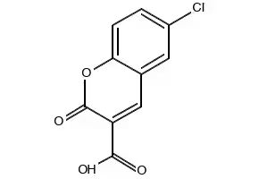 6-CHLORO-2-OXO-2H-CHROMENE-3-CARBOXYLIC ACID structure, CAS 883-92-1