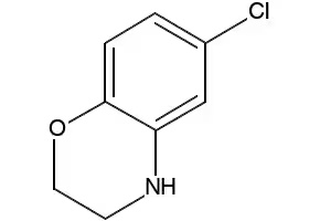6-CHLORO-3,4-DIHYDRO-2H-BENZO[B][1,4]OXAZINE structure, CAS 70558-11-1