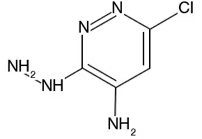 6-CHLORO-3-HYDRAZINYLPYRIDAZIN-4-AMINE structure, CAS 934-26-9