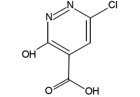 6-CHLORO-3-HYDROXYPYRIDAZINE-4-CARBOXYLIC ACID structure, CAS 50681-26-0