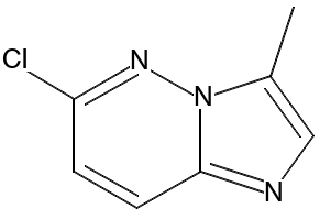 6-CHLORO-3-METHYLIMIDAZO[1,2-B]PYRIDAZINE structure, CAS 137384-48-6