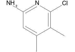 6-CHLORO-4,5-DIMETHYLPYRIDIN-3-AMINE structure, CAS 147440-83-3