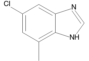 6-CHLORO-4-METHYL-1H-BENZO[D]IMIDAZOLE structure, CAS 180508-09-2