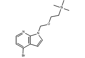 6-CHLORO-4-NITRO-1-((2-(TRIMETHYLSILYL)ETHOXY)METHYL)-1H-PYRROLO[2,3-B]PYRIDINE structure, CAS 869335-22-8