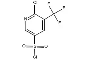 6-CHLORO-5-(TRIFLUOROMETHYL)PYRIDINE-3-SULFONYL CHLORIDE structure, CAS 928324-59-8