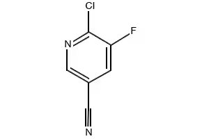 6-CHLORO-5-FLUORONICOTINONITRILE structure, CAS 1020253-14-8