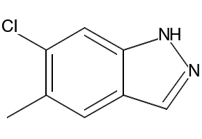 6-CHLORO-5-METHYL-1H-INDAZOLE structure, CAS 1000341-02-5