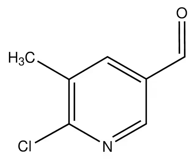 6-CHLORO-5-METHYLNICOTINALDEHYDE structure, CAS 176433-43-5