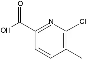 6-CHLORO-5-METHYLPYRIDINE-2-CARBOXYLIC ACID structure, CAS 1166828-13-2