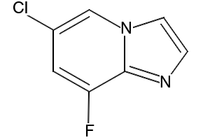 6-CHLORO-8-FLUOROIMIDAZO[1,2-A]PYRIDINE structure, CAS 1033202-10-6