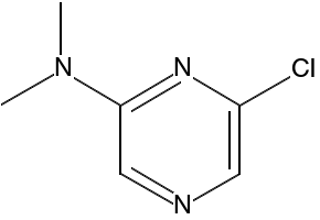 6-CHLORO-N,N-DIMETHYLPYRAZIN-2-AMINE structure, CAS 61655-72-9