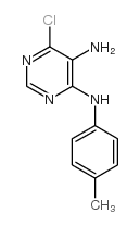6-CHLORO-N4-(4-METHYLPHENYL)-4,5-PYRIMIDINEDIAMINE structure, CAS 17465-94-0