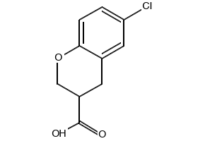 6-CHLOROCHROMAN-3-CARBOXYLIC ACID structure, CAS 164265-01-4