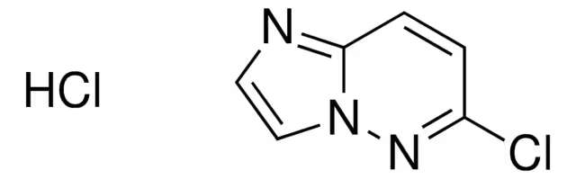 6-CHLOROIMIDAZO[1,2-B]PYRIDAZINE HYDROCHLORIDE structure, CAS 13493-79-3