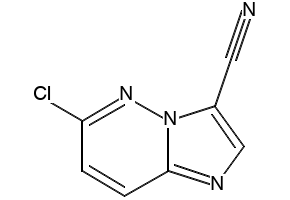 6-CHLOROIMIDAZO[1,2-B]PYRIDAZINE-3-CARBONITRILE structure, CAS 123531-54-4