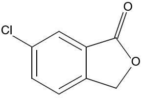 6-CHLOROISOBENZOFURAN-1(3H)-ONE structure, CAS 19641-29-3