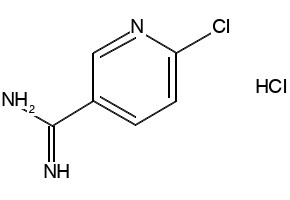 6-CHLORONICOTINIMIDAMIDE HYDROCHLORIDE structure, CAS 201937-23-7
