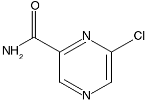 6-CHLOROPYRAZINE-2-CARBOXAMIDE structure, CAS 36070-79-8