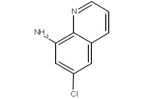 6-CHLOROQUINOLIN-8-AMINE structure, CAS 5470-75-7